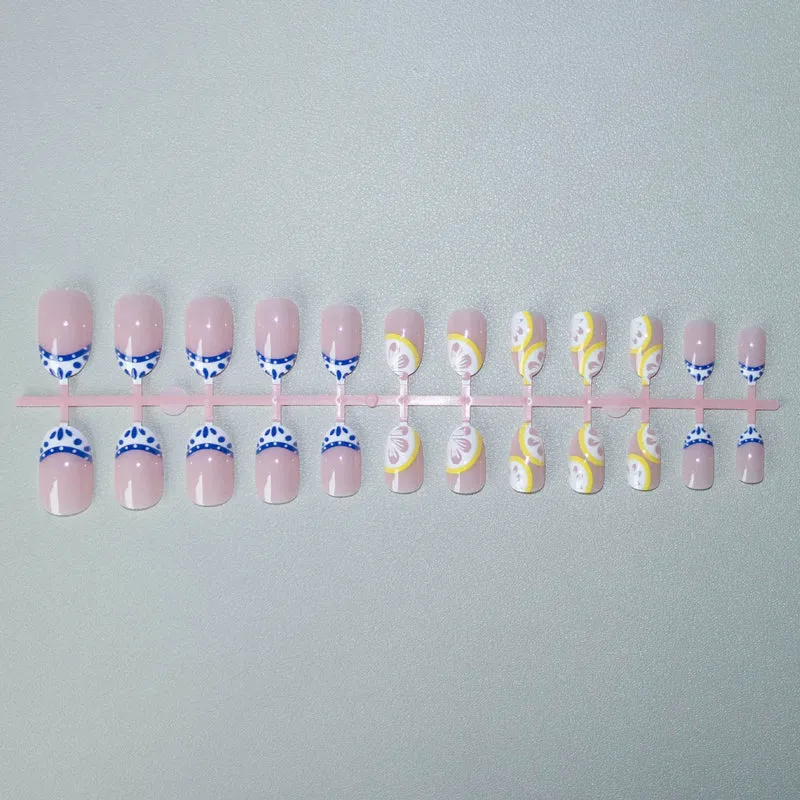 Zitrus-inspiriertes Nagelkunst-Kit