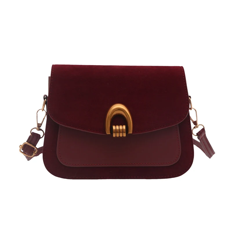Elegante Wildleder Umhängetasche
