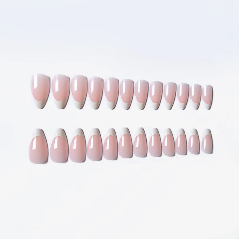Elegantes Französisch Spitz Acryl Nagel Kunst Set 1790958235