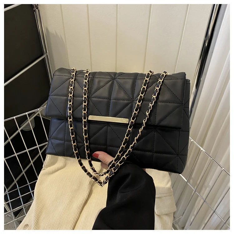 Elegante gesteppte Handtasche