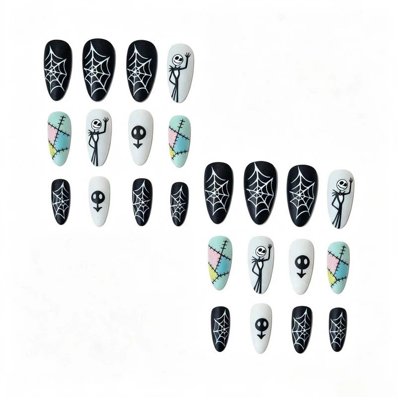 Kreatives Themen-Halloween-Nagelkunst-Set