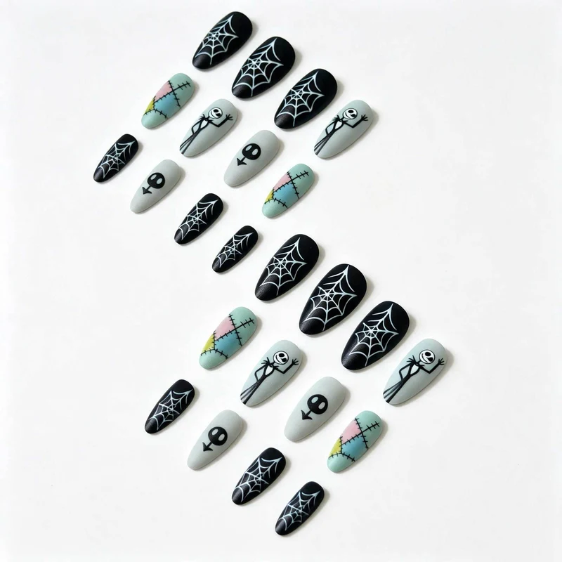 Kreatives Themen-Halloween-Nagelkunst-Set