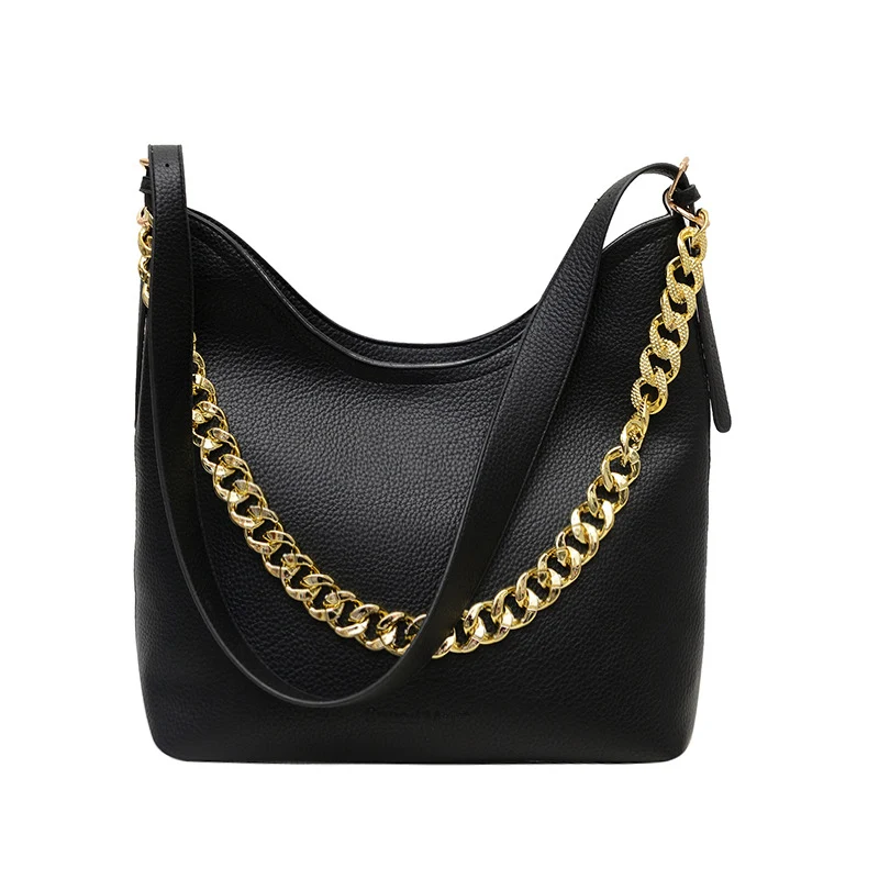 Zeitgenössische Kette-Detail Schultertasche