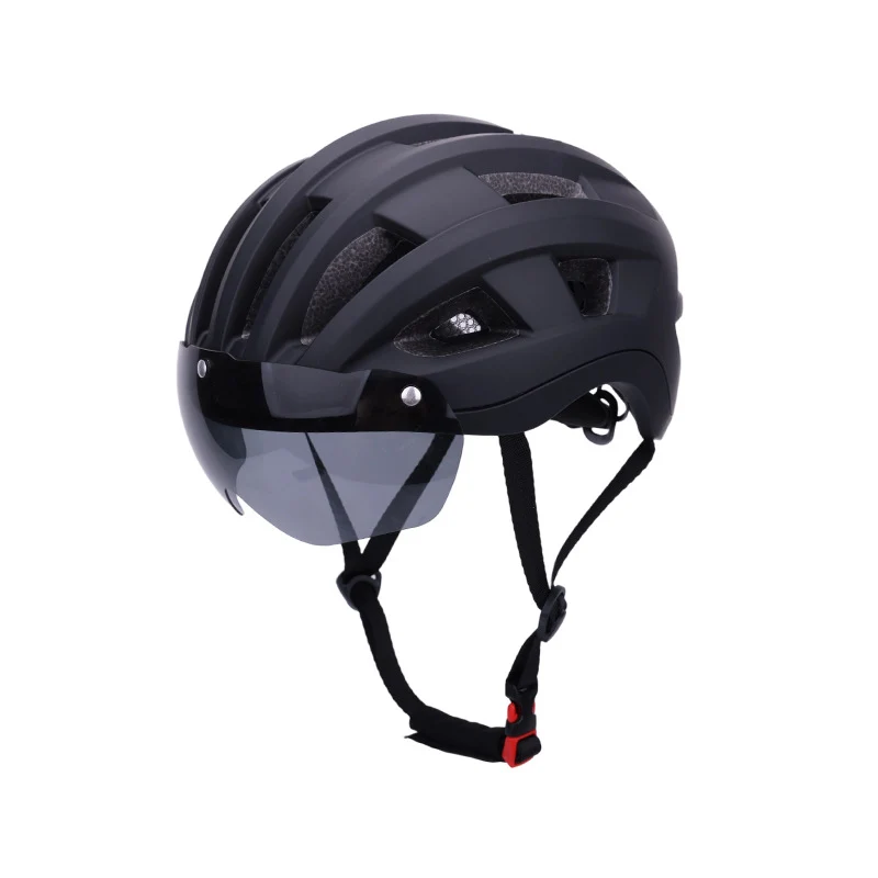 WoAerodynamischer Helm mit integriertem Visier Skanto