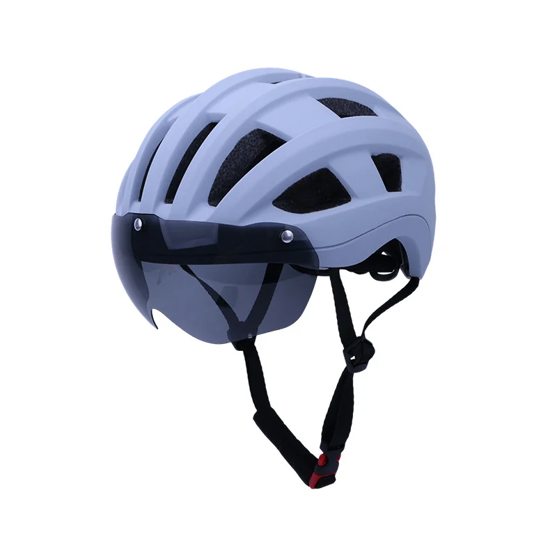 WoAerodynamischer Helm mit integriertem Visier Skanto