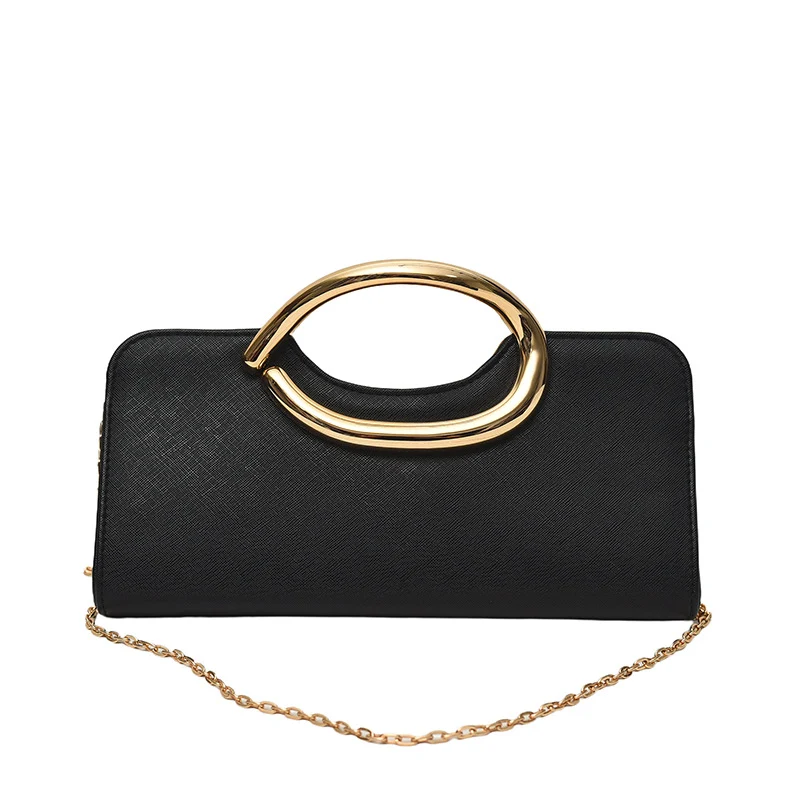 Elegante strukturierte Abend-Clutch