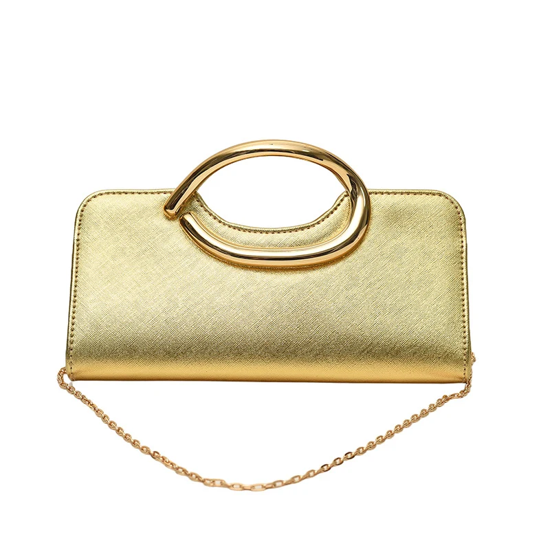 Elegante strukturierte Abend-Clutch