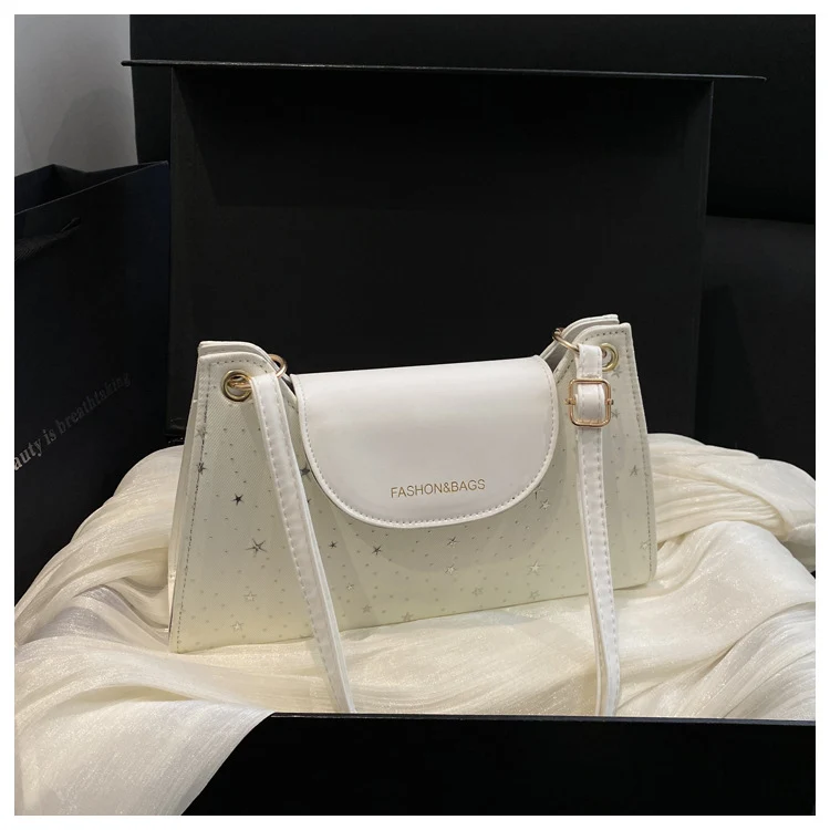 Elegante sternverzierte Umhängetasche