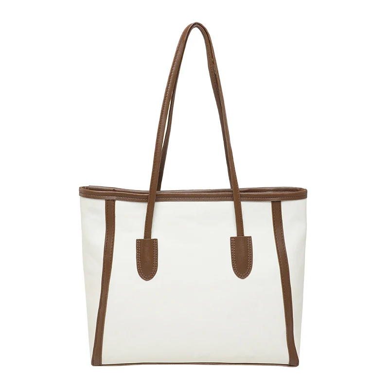 Klassische strukturelle Canvas-Tote-Tasche