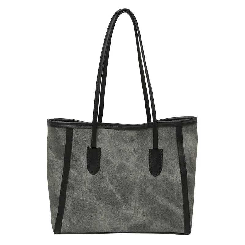 Klassische strukturelle Canvas-Tote-Tasche