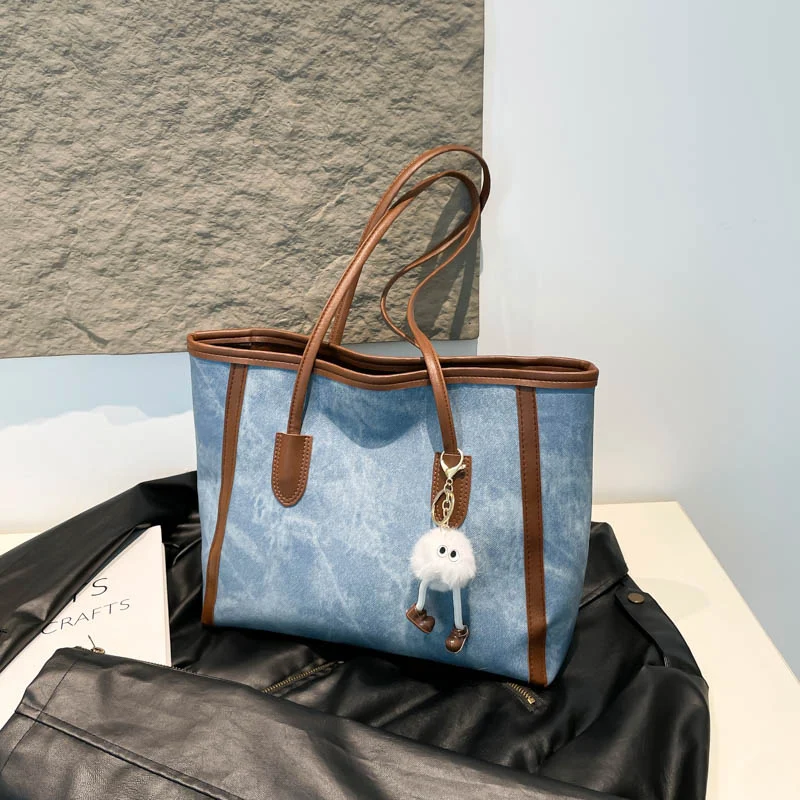 Klassische strukturelle Canvas-Tote-Tasche