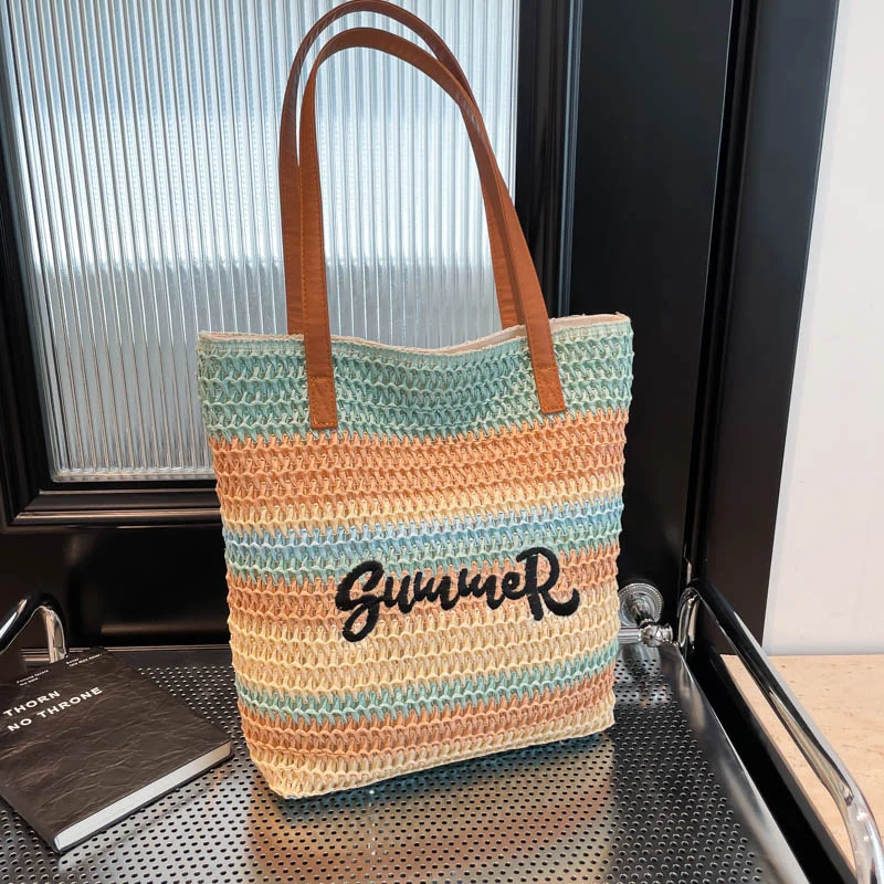 Gewebte Strandtasche