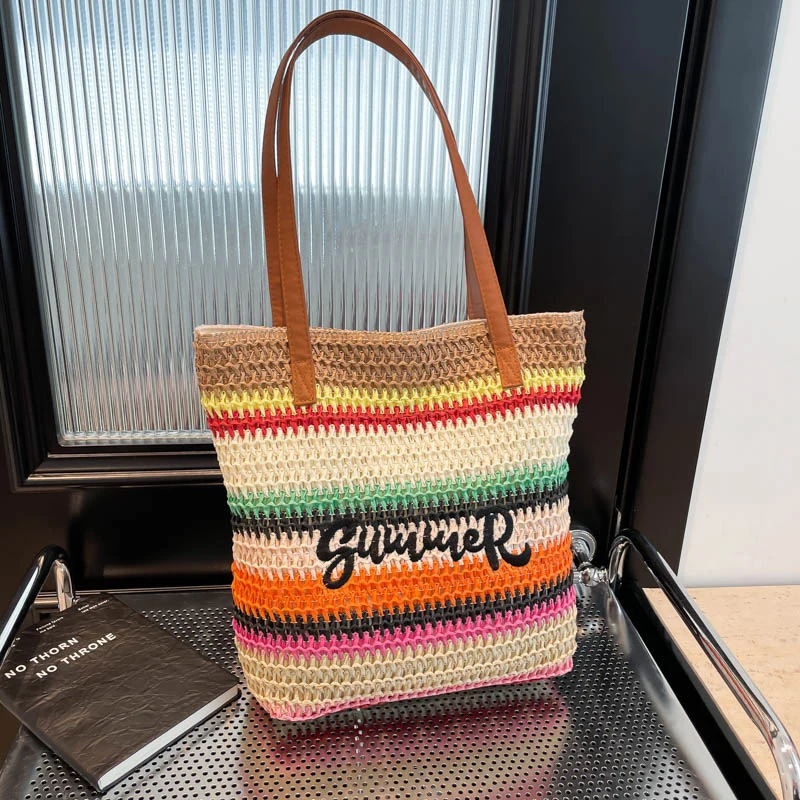 Gewebte Strandtasche