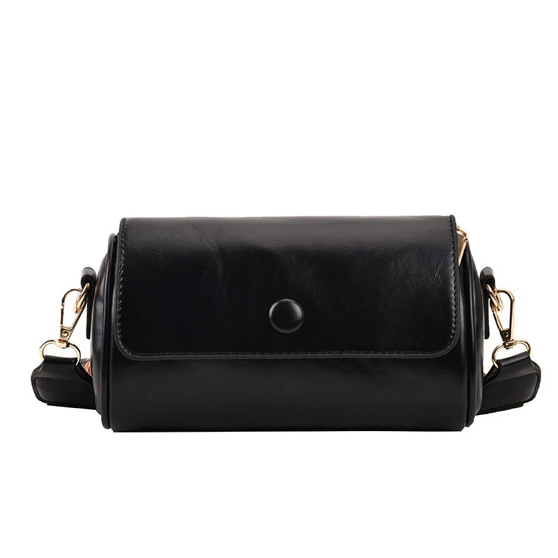 Vintage Roll-Top Handtasche