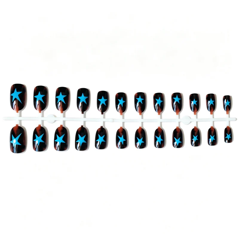 Künstlerisches sternmuster Nagelkunst Set
