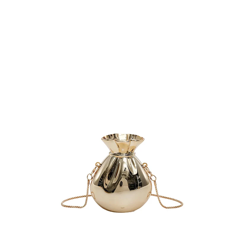 Elegante Metall-Abendtasche