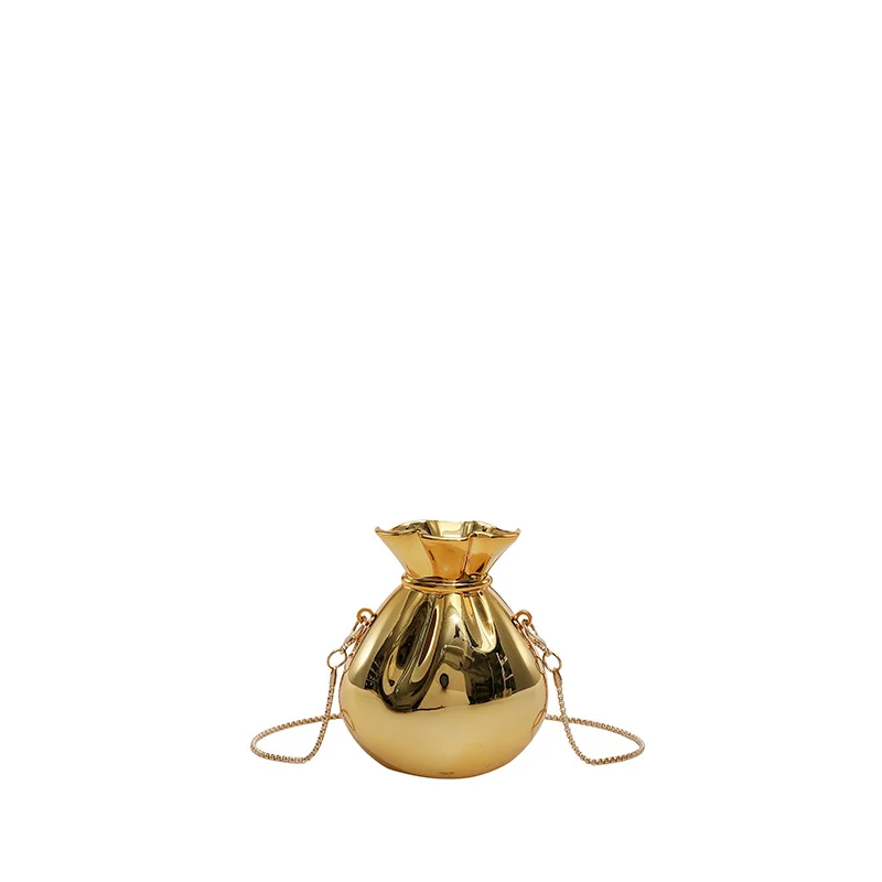 Elegante Metall-Abendtasche