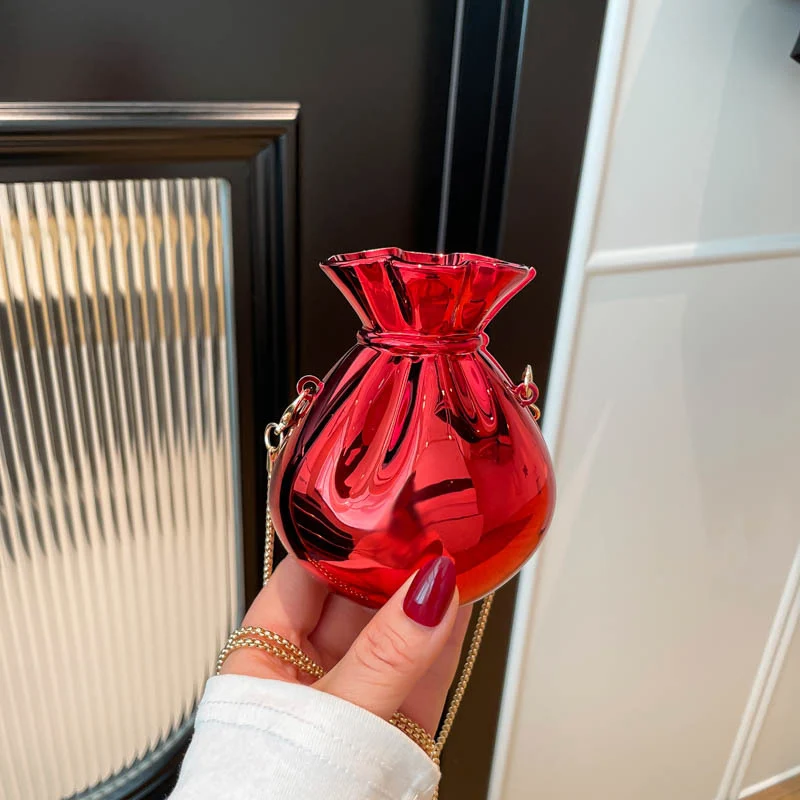 Elegante Metall-Abendtasche