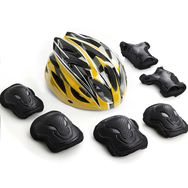 Fahrradhelm- und Schutzausrüstungsset für Kinder Skanto