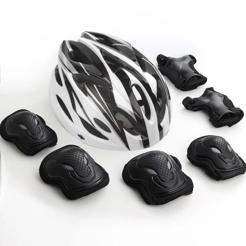 Fahrradhelm- und Schutzausrüstungsset für Kinder Skanto