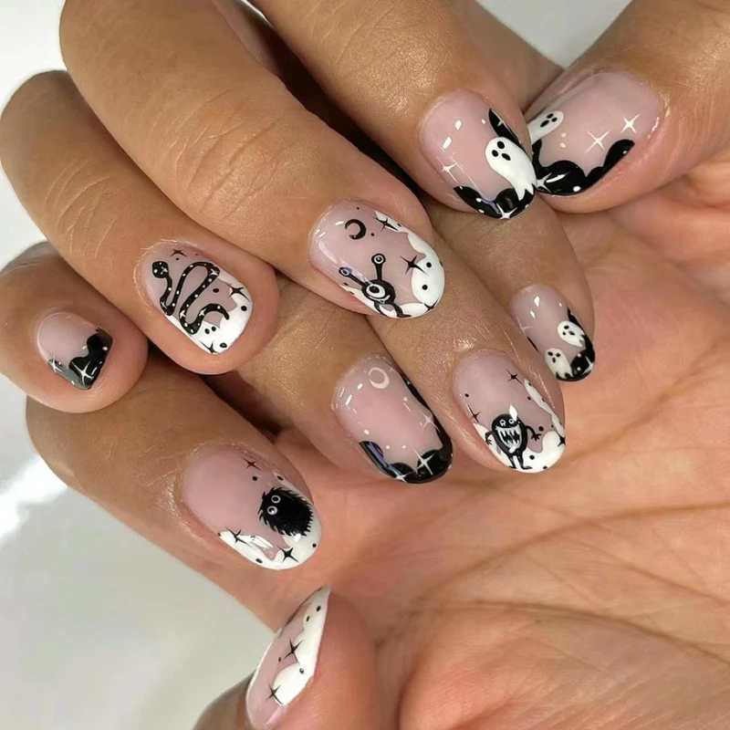 Kreatives Nagelkunstdesign