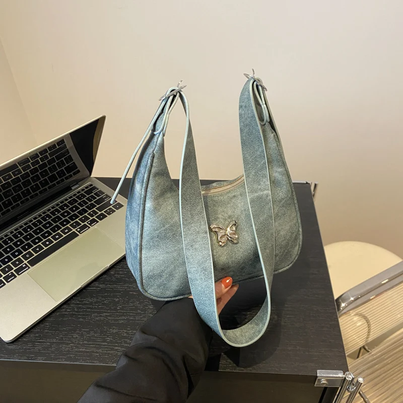 Wildleder Schultertasche