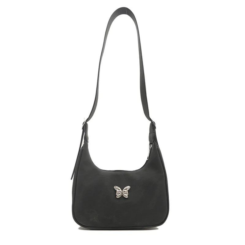 Wildleder Schultertasche