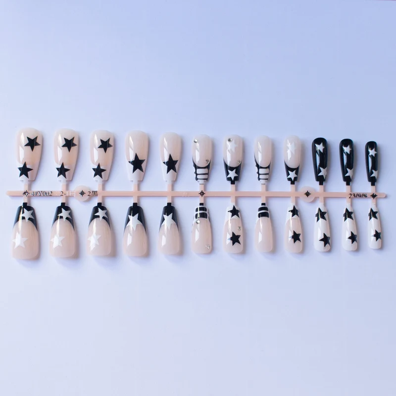 Künstlerisches Sternmuster Nagelkunst Set