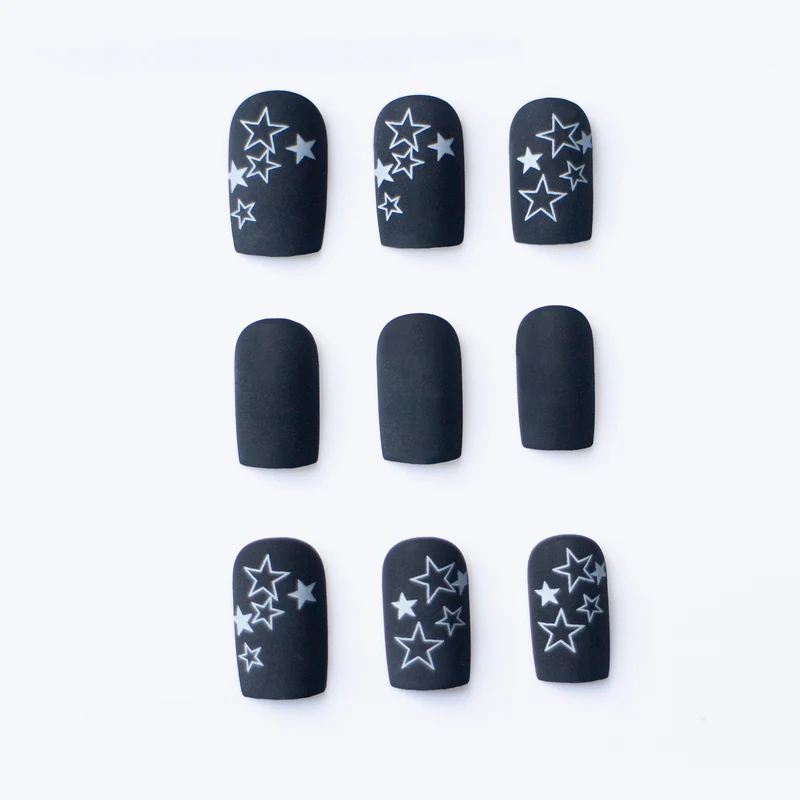 Künstlerisches Sternmuster Nagelkunst Set