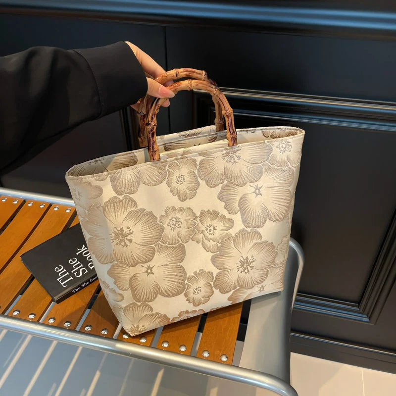 Elegante florale Tote Bag