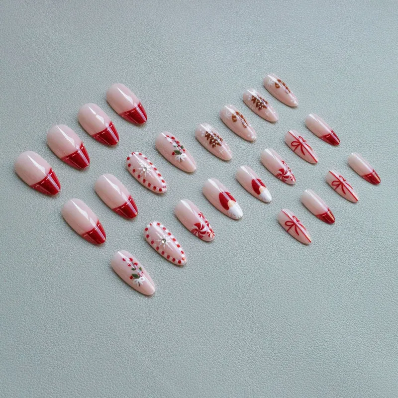 Kreatives Feiertags-Nailart-Set
