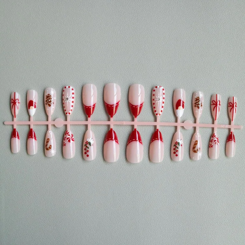 Kreatives Feiertags-Nailart-Set