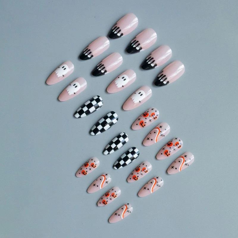 Kreatives Halloween-Themen Nagelkunst-Set