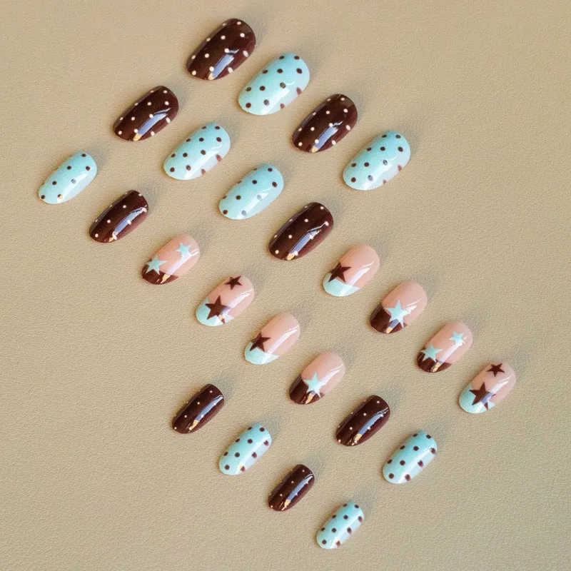 Künstlerisches Star Akzent Nagelkunst Set