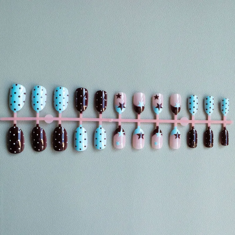Künstlerisches Star Akzent Nagelkunst Set