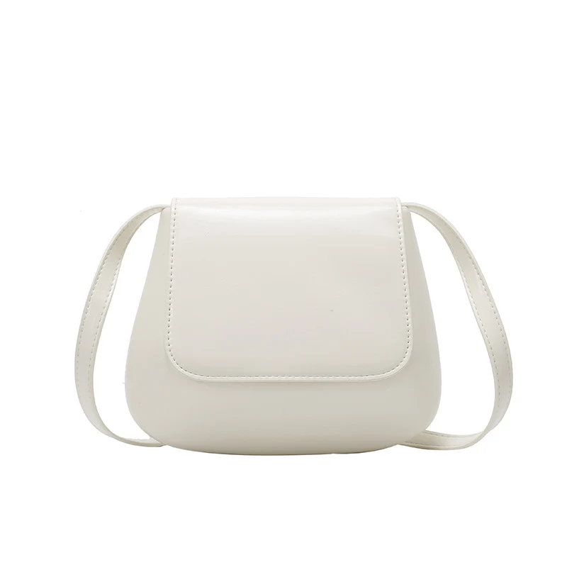 Minimalistische Faux-Leder Umhängetasche