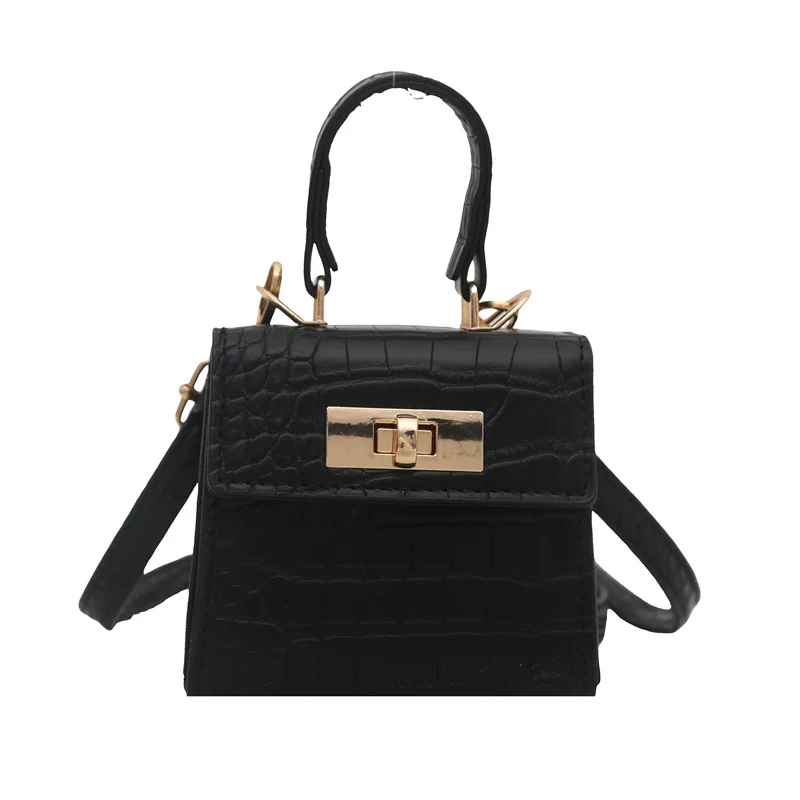Elegante Kroko-Prägung Handtasche