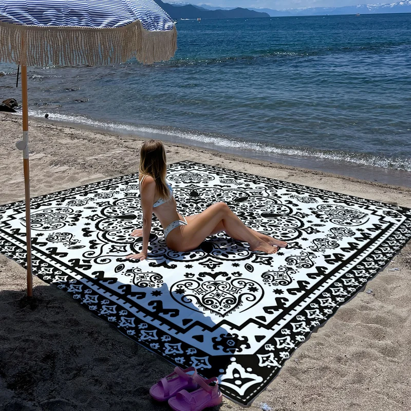 Strandmatte mit Mandala-Design Skanto
