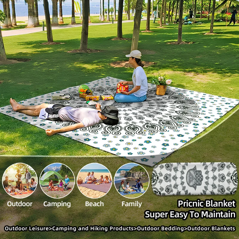 Strandmatte mit Mandala-Design Skanto
