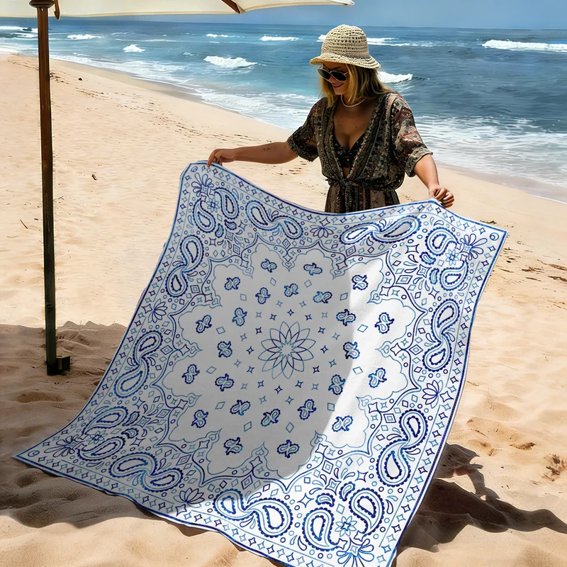 Strandmatte mit Mandala-Design Skanto
