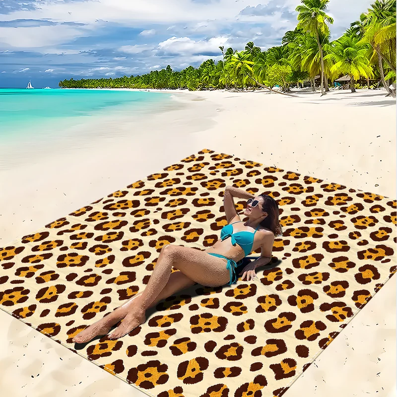 Strandmatte mit Mandala-Design Skanto