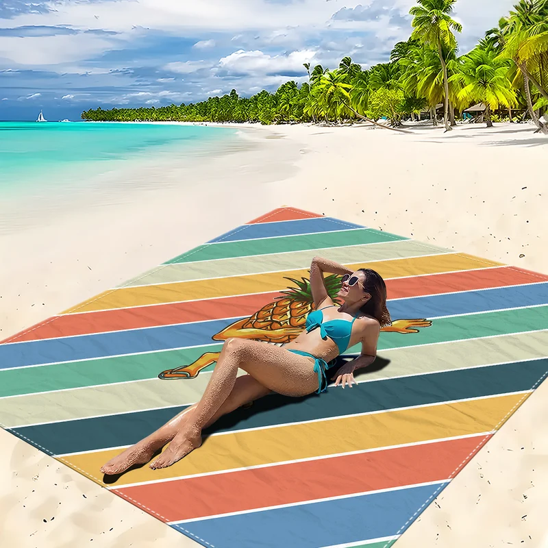 Strandmatte mit Mandala-Design Skanto