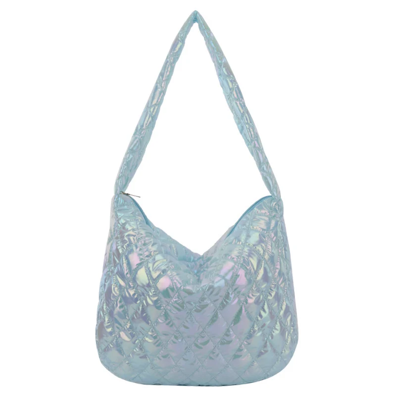 Iridescent gesteppte Hobo-Tasche