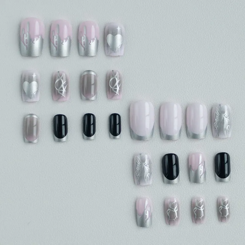Künstlerisches Nageldesign mit einzigartigen Mustern