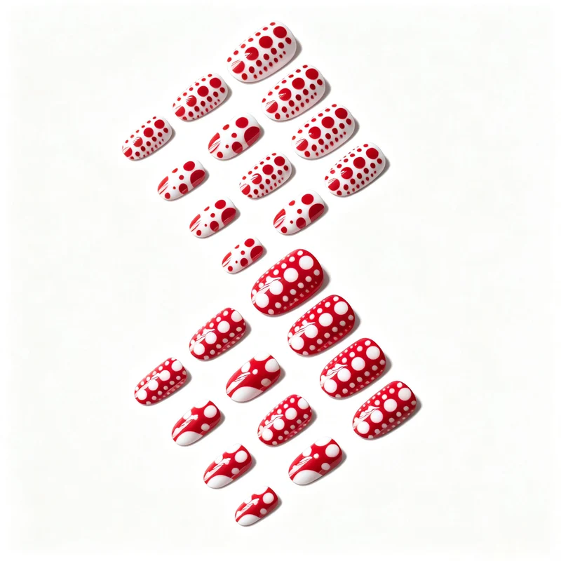Künstlerisches Polka Dot Nail Art Set