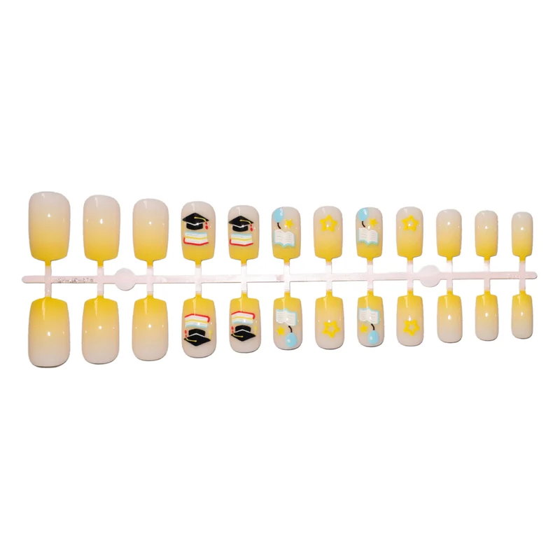 Kreatives Abschlussfeier-Themen-Nagel Kunstset