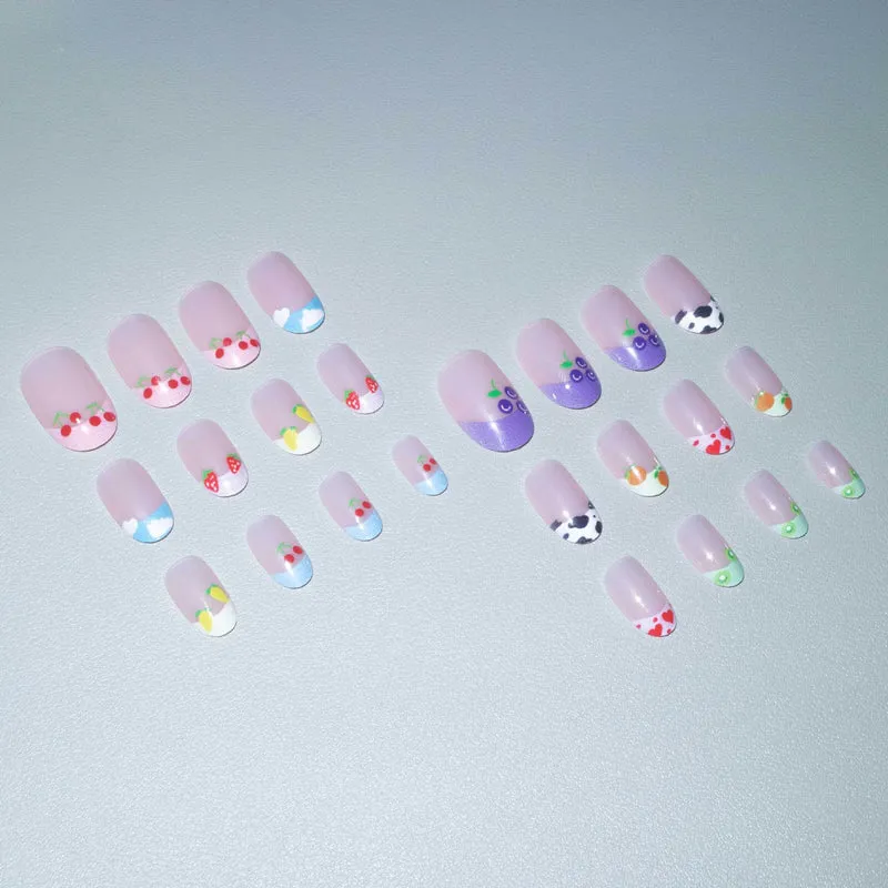 Kreatives fruchtartiges Nagelkunst-Set