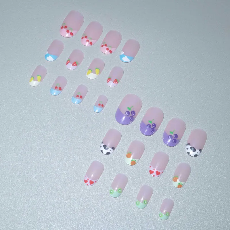 Kreatives fruchtartiges Nagelkunst-Set