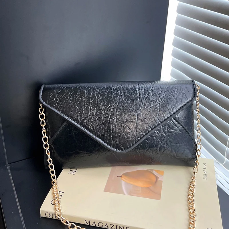 Elegante Ketten-Detail Crossbody Clutch