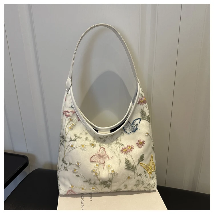 Elegante Schmetterlings-verzierte Schultertasche